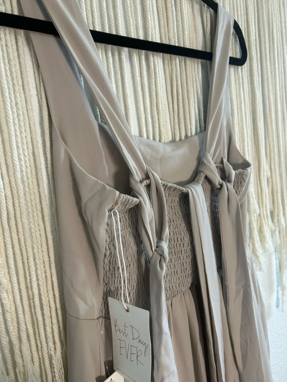 SHOW ME YOUR MUMU Claire Show me the Ring crisp Chiffon Midi Dress Bridesmaid - Picture 15 of 16